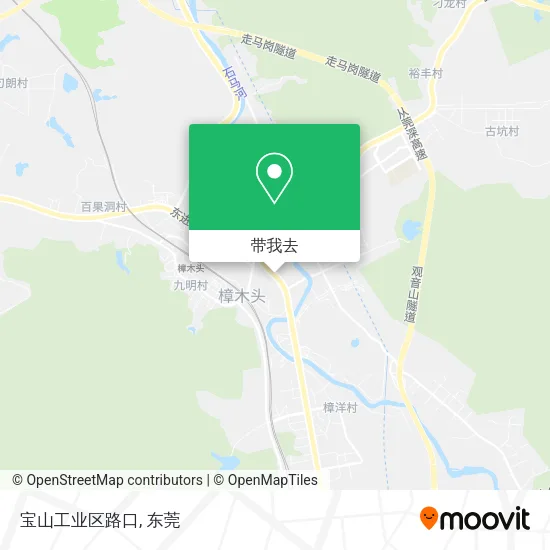 宝山工业区路口地图