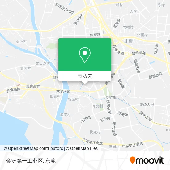 金洲第一工业区地图