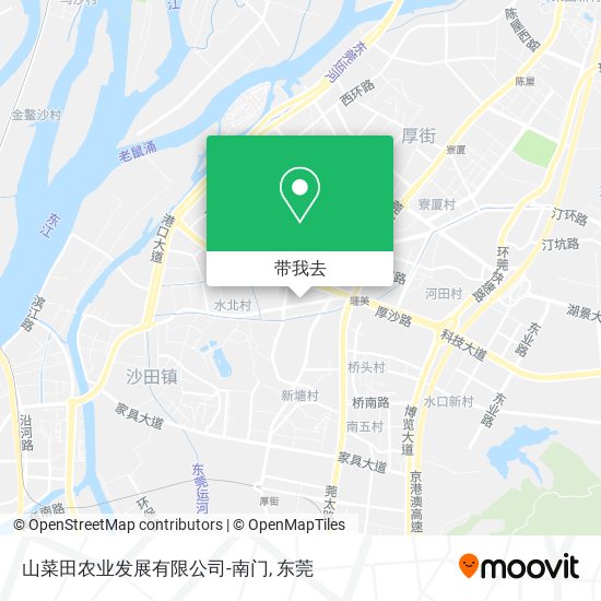 山菜田农业发展有限公司-南门地图
