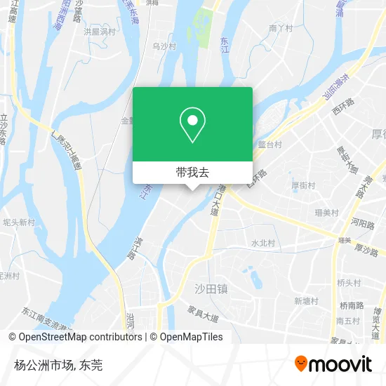 杨公洲市场地图