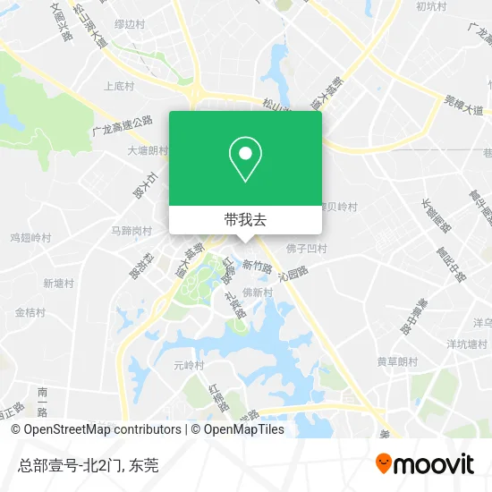 总部壹号-北2门地图
