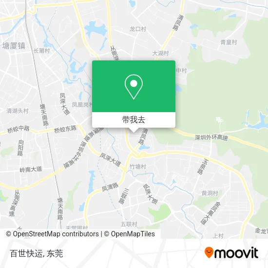 百世快运地图