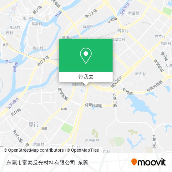 东莞市富泰反光材料有限公司地图