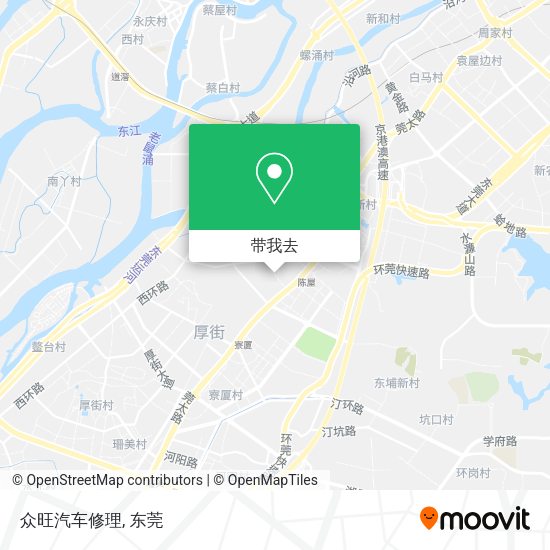 众旺汽车修理地图