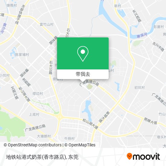 地铁站港式奶茶(香市路店)地图