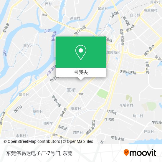东莞伟易达电子厂-7号门地图