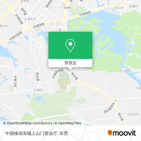 中国移动东城上山门营业厅地图