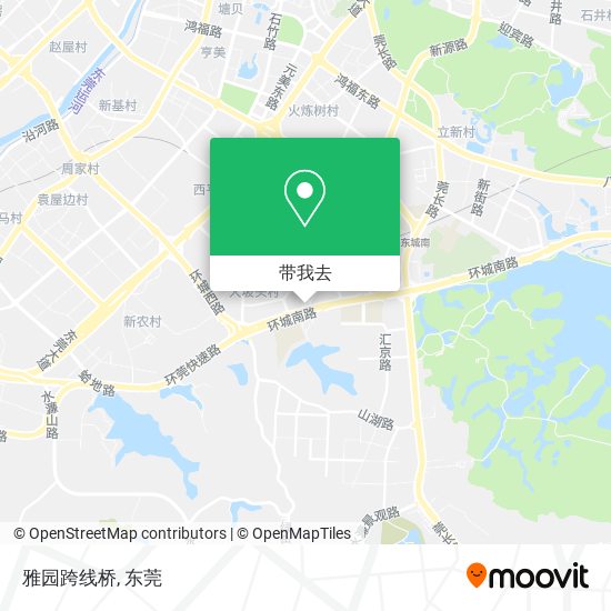雅园跨线桥地图