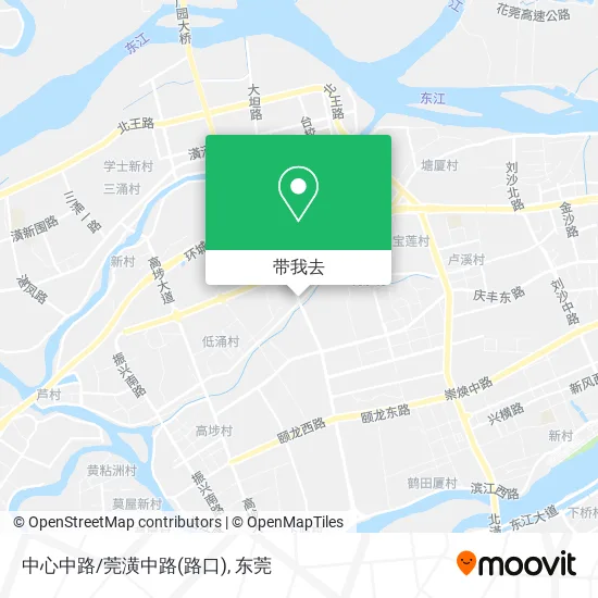 中心中路/莞潢中路(路口)地图