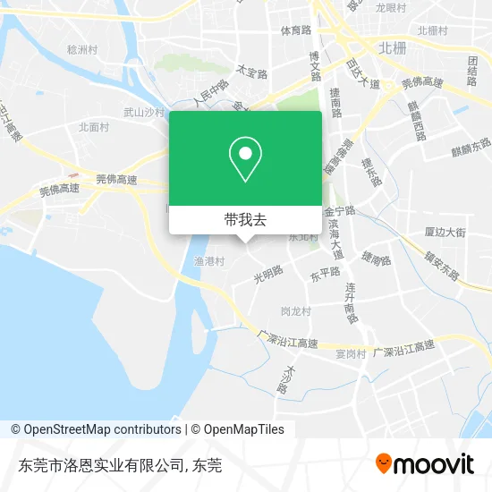 东莞市洛恩实业有限公司地图