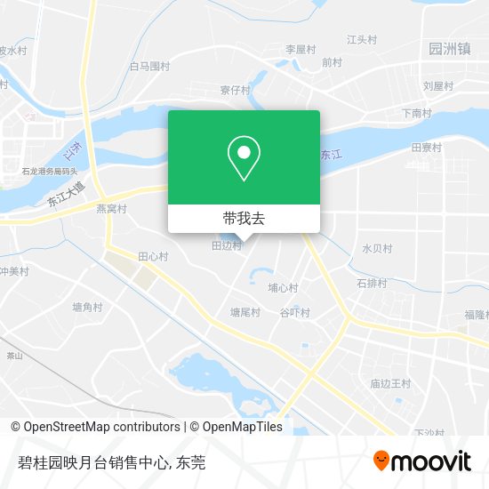碧桂园映月台销售中心地图