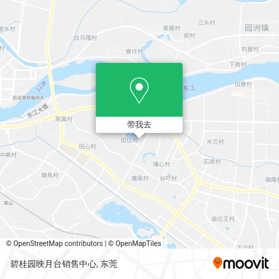 碧桂园映月台销售中心地图
