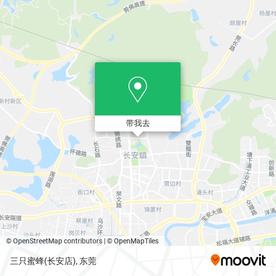 三只蜜蜂(长安店)地图