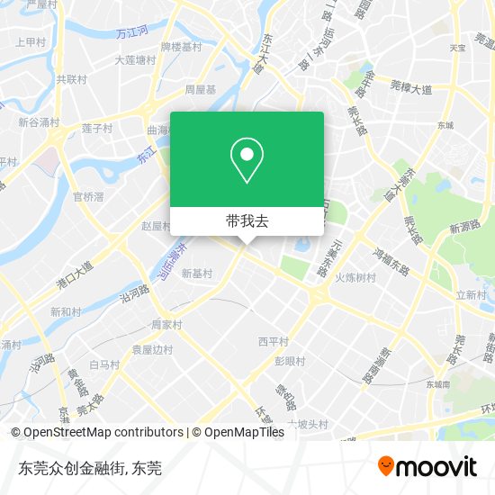 东莞众创金融街地图