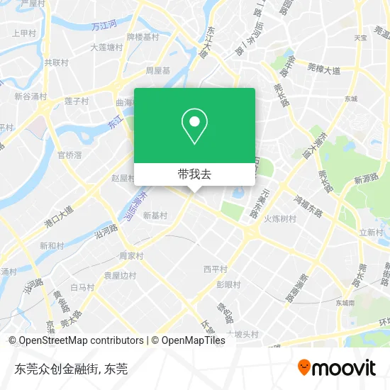 东莞众创金融街地图