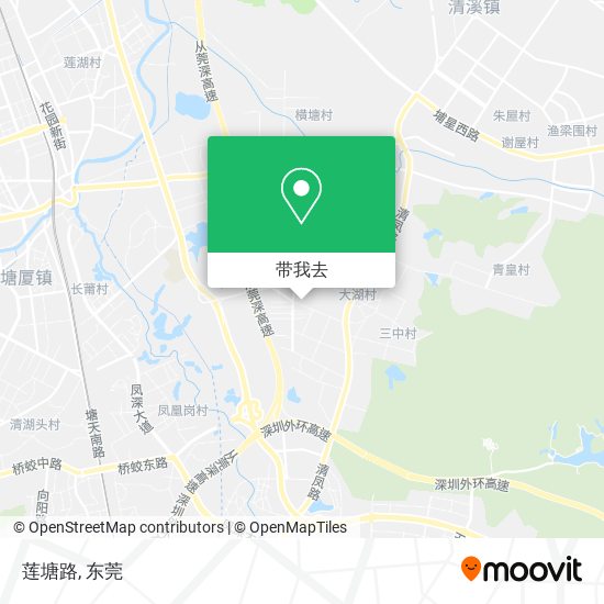莲塘路地图