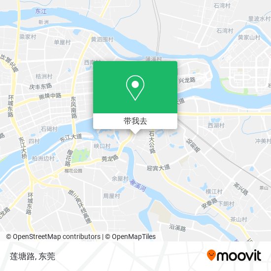莲塘路地图