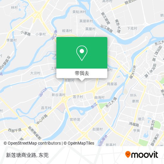 新莲塘商业路地图