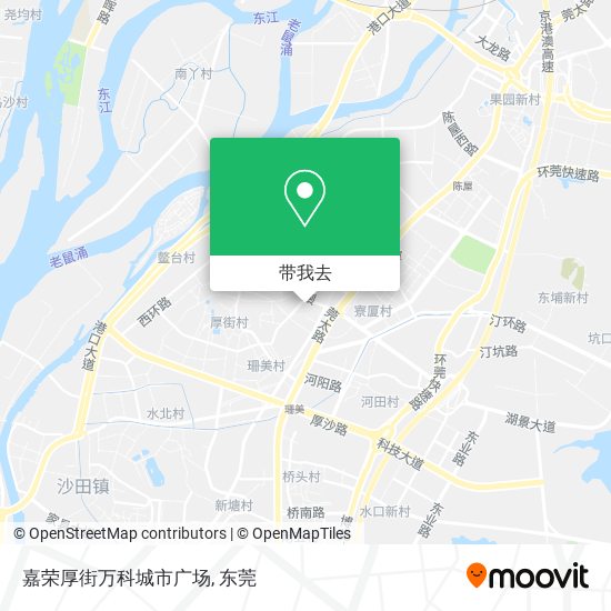 嘉荣厚街万科城市广场地图
