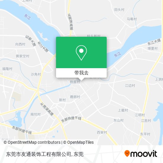 东莞市友通装饰工程有限公司地图