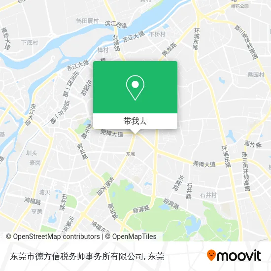 东莞市德方信税务师事务所有限公司地图