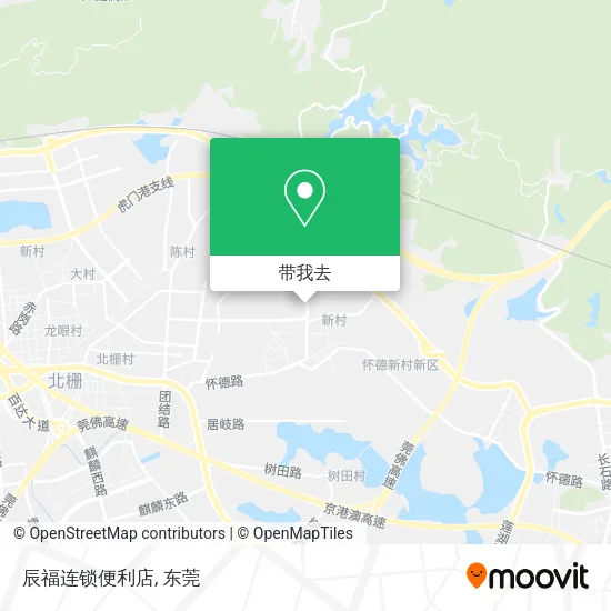 辰福连锁便利店地图