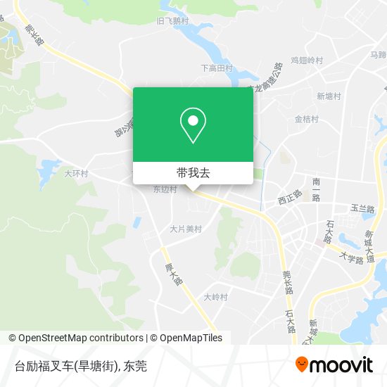 台励福叉车(旱塘街)地图