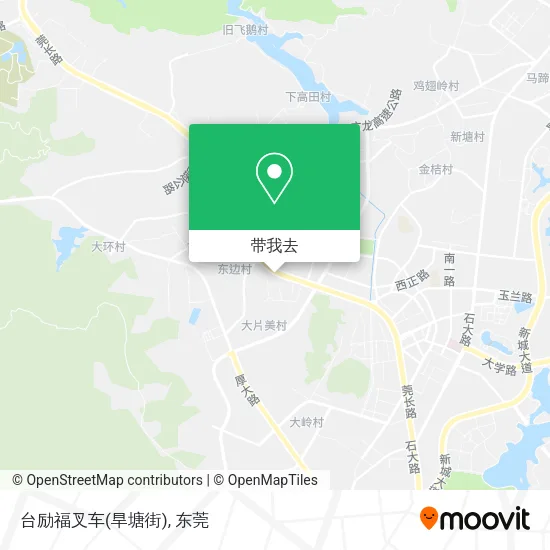 台励福叉车(旱塘街)地图