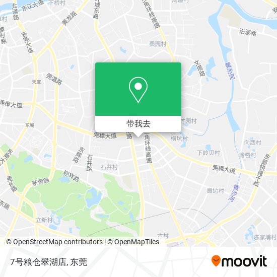 7号粮仓翠湖店地图