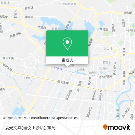 晨光文具(愉悦上沙店)地图