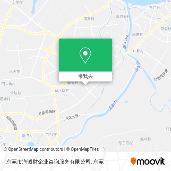 东莞市海诚财企业咨询服务有限公司地图