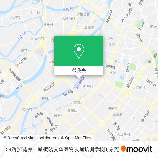 59路(江南第一城-同济光华医院[交通培训学校])地图