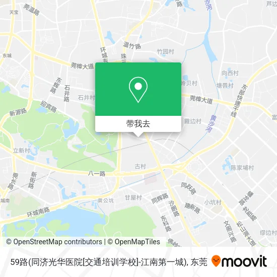 59路(同济光华医院[交通培训学校]-江南第一城)地图