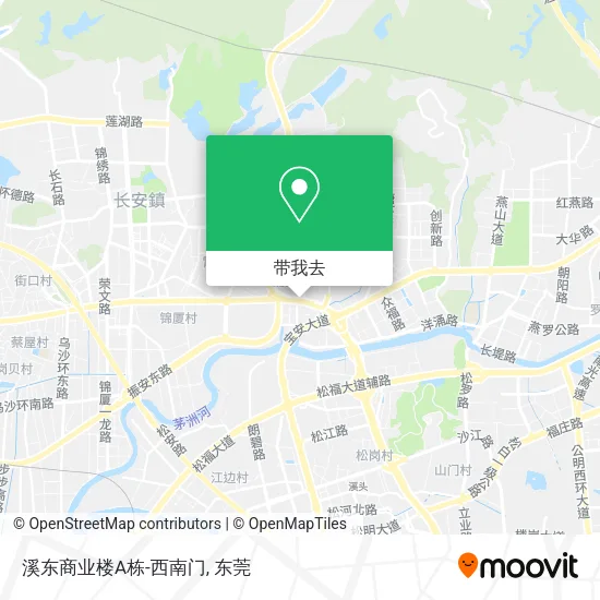 溪东商业楼A栋-西南门地图
