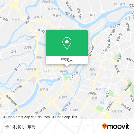 卡百利餐厅地图