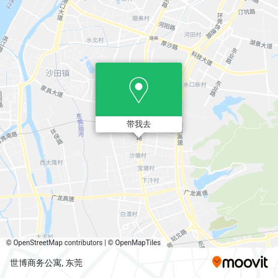 世博商务公寓地图