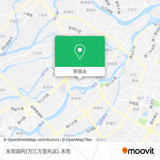 东莞国药(万江万莲药店)地图