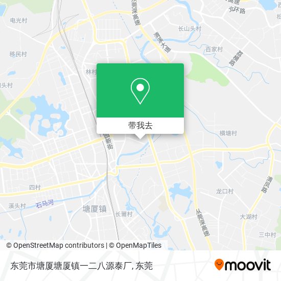 东莞市塘厦塘厦镇一二八源泰厂地图