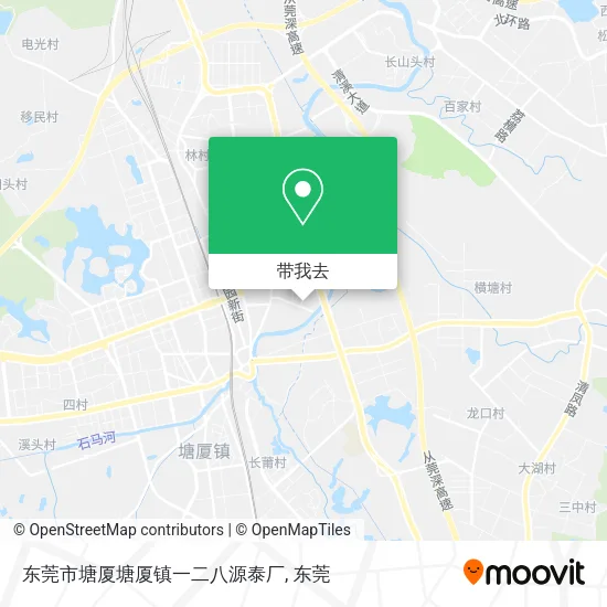 东莞市塘厦塘厦镇一二八源泰厂地图