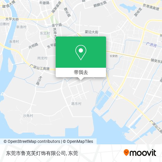 东莞市鲁克芙灯饰有限公司地图
