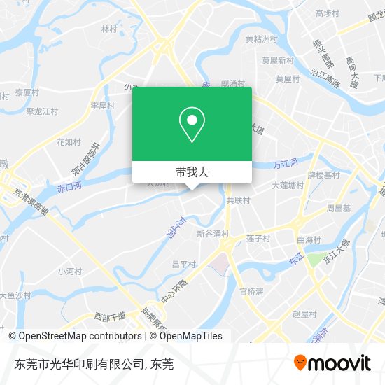 东莞市光华印刷有限公司地图