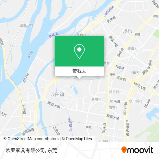欧亚家具有限公司地图