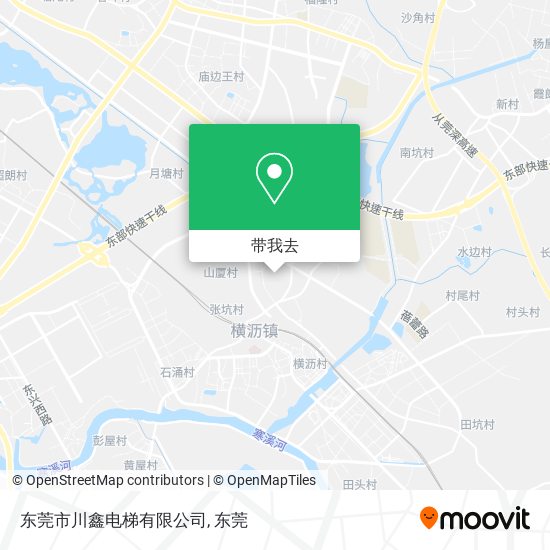东莞市川鑫电梯有限公司地图