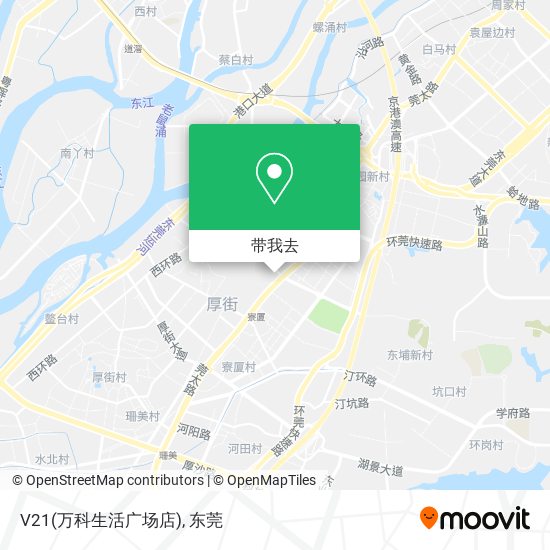 V21(万科生活广场店)地图