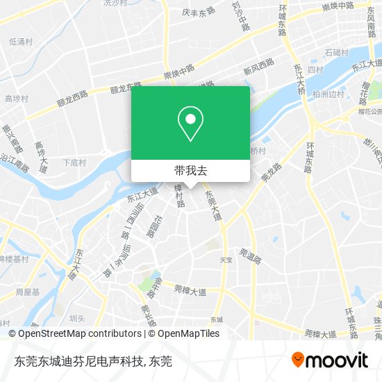 东莞东城迪芬尼电声科技地图