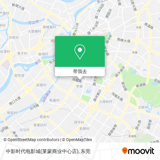 中影时代电影城(莱蒙商业中心店)地图