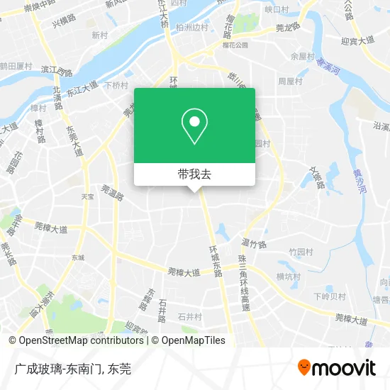 广成玻璃-东南门地图