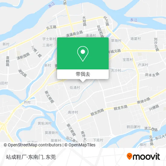 站成鞋厂-东南门地图