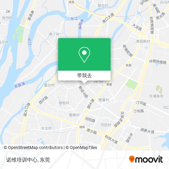 诺维培训中心地图