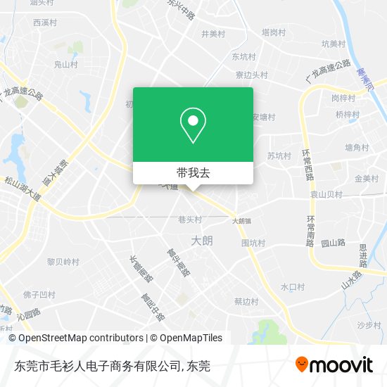 东莞市毛衫人电子商务有限公司地图